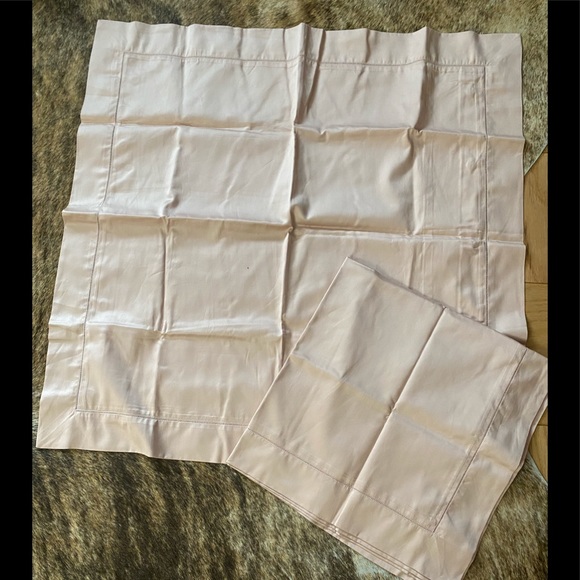 Pair 2 Ralph Lauren home pillow cases Euro Satin - Picture 1 of 2